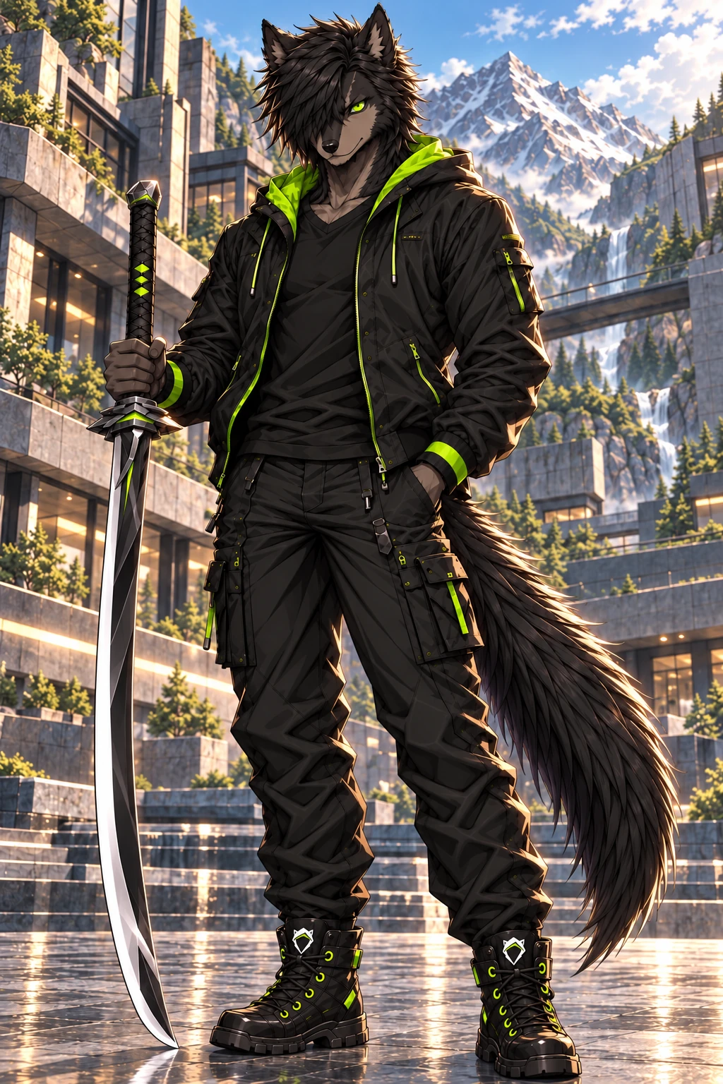 Alpha in Wolfhaven with Unbroken, odachi